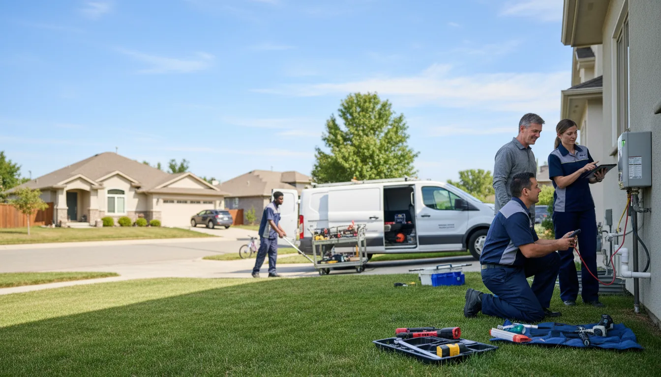 Tankless water heater service in Alma, AR